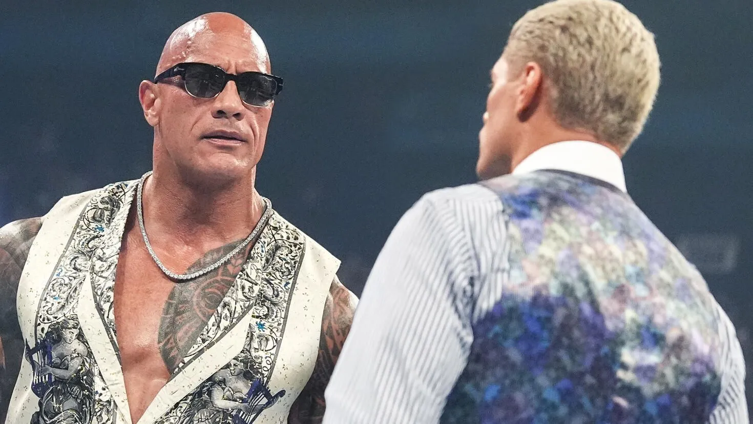 "He sucked the entire oxygen": WWE Veteran Hates the Rock for Ruining Wrestling While Triple H Faces the Music 3 The Rock and Cody Rhodes inside the ring.
