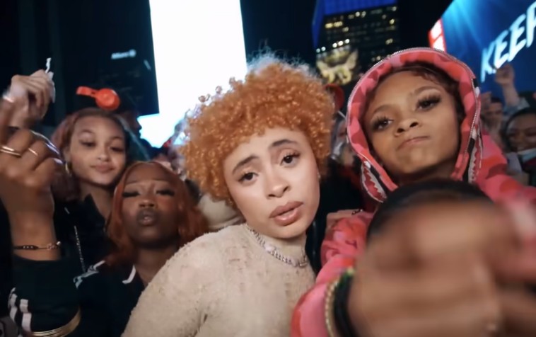 Is Ice Spice in the New Spongebob Movie? ‘Search for Squarepants’ Cast Details Revealed 4 A still from Ice Spice's Bikini Bottom's music video