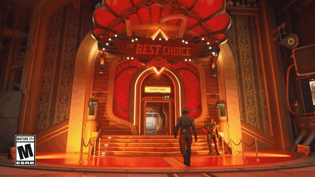 This Outer Worlds 2 Villain Might Be the Closest We’ve Come to Reviving a Certain Borderlands Legend 26 A still from The Outer Worlds 2 showing a big bright building entrance.