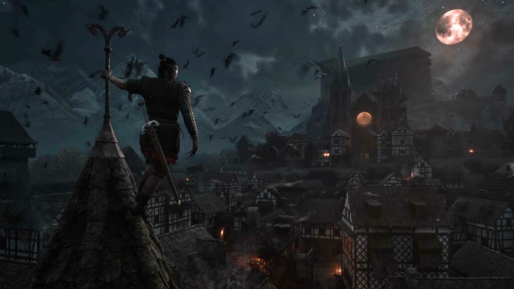 Tired of Floaty Button Mashing? The Blood of Dawnwalker Swings Hard Thanks to Real Sword Training 12 Blood of Dawnwalker night scene