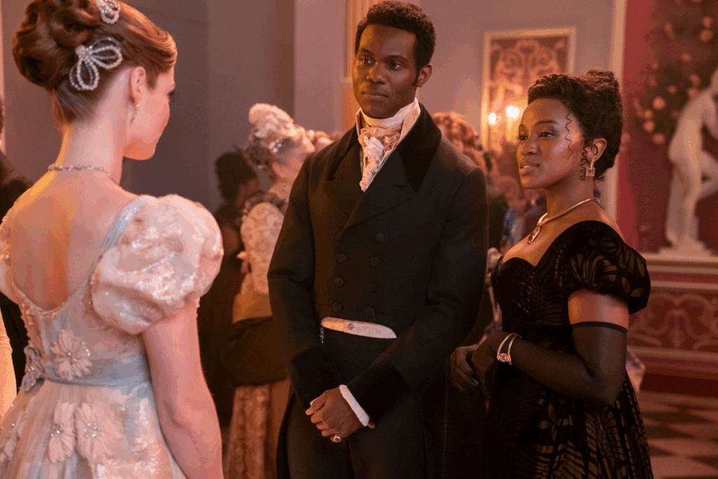 If Bridgerton Wants Us to Believe Francesca Loved John, Don't Turn Her Grief Into Queer Plot Armor 4 Francesca, John, and Michaela in Bridgerton season 3