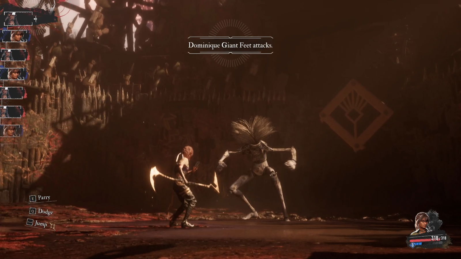 An image showing the gameplay of Clair Obscur Expedition 33.
