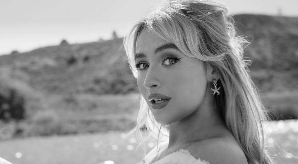 Sabrina Carpenter Gets Down on Her Knees in ‘Man’s Best Friend’ Album: Release Date, Number of Tracks, and Everything We Know 1 Sabrina Carpenter looks beautiful in a Balck and white still from Espresso.