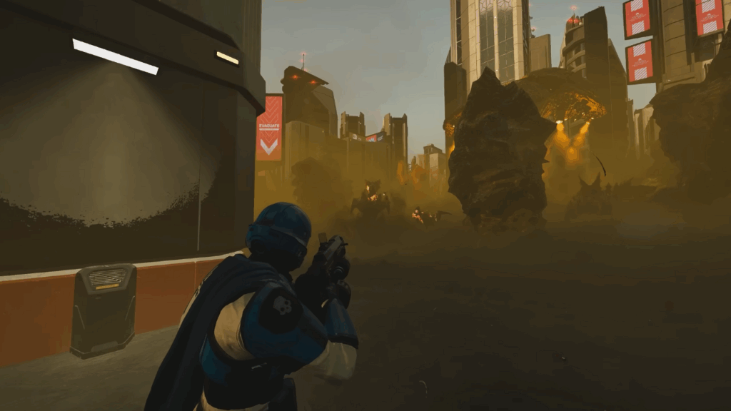 How to Destroy Infested Towers in Helldivers 2 17 An image of taking down Infested Towers in Helldivers 2