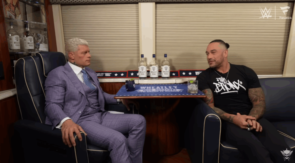 Cody Rhodes Accidentally Put His Crotch on Triple H's Face and Here Is What Happened Next 2 A still from the podcast