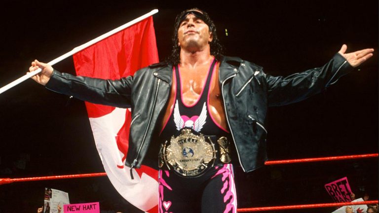 Hulk Hogan's Toxic Backstage Influence Made WrestleMania 9 One of the Ugliest Moments in WWE History 2 Bret Hart in a WWE event.