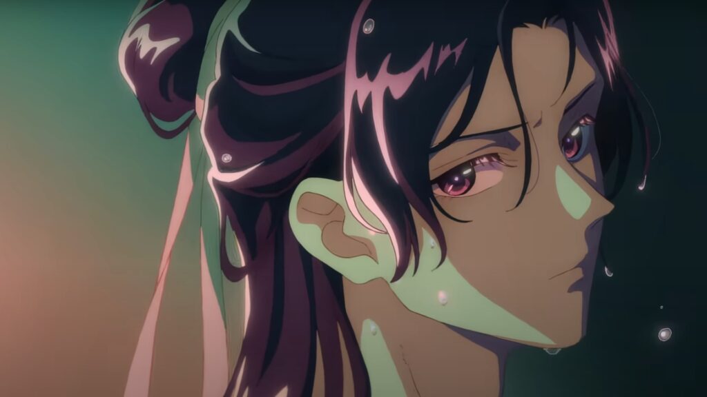 ‘The Apothecary Diaries’ Made Its First Big Mistake With Season 2’s Second Half 8 Jinshi is soaked wet and looking over his shoulder while pouting in a still from The APothecary Diaries anime