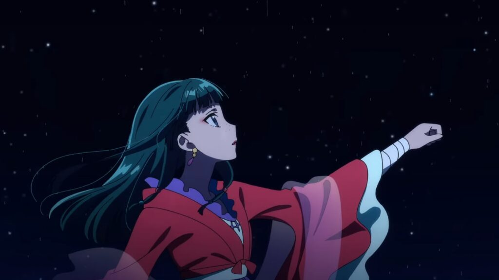 ‘The Apothecary Diaries’ Made Its First Big Mistake With Season 2’s Second Half 11 Maomao looks beautiful as she has her hand lifted in front of her against a starry sky in THE apothecary diaries anime