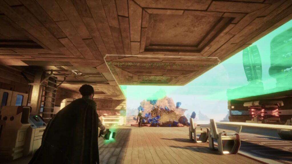 All Factions and Houses in Dune: Awakening, Explained 2 Dune: Awakening gameplay screenshot showcasing the game's base-building mechanics.