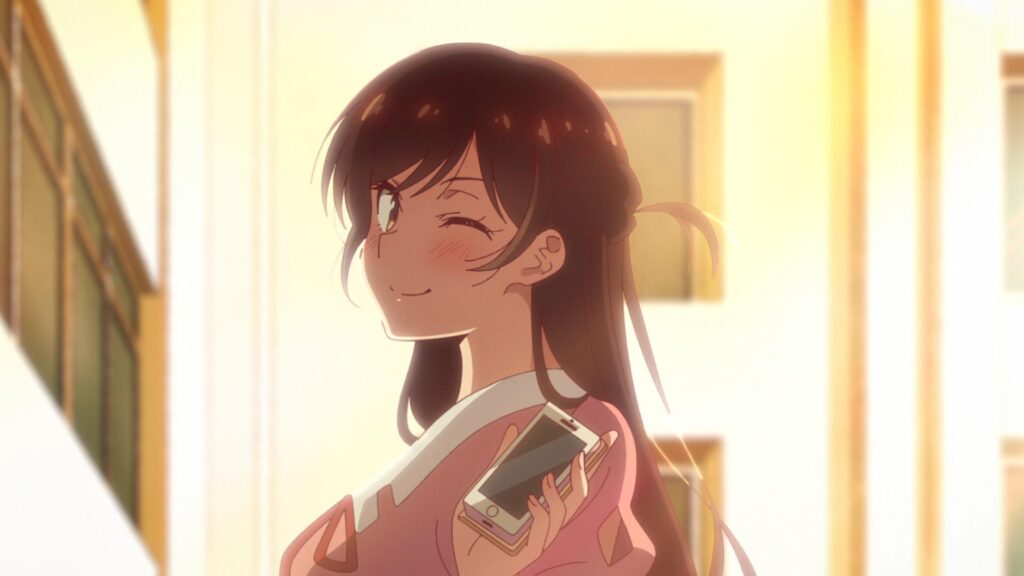 Most Bizarre Controversies About 'Rent-a-Girlfriend' Author Reiji Miyajima 1 Chizuru can be seen winking while holding a phone in her hand in Rent-a-Girlfriend