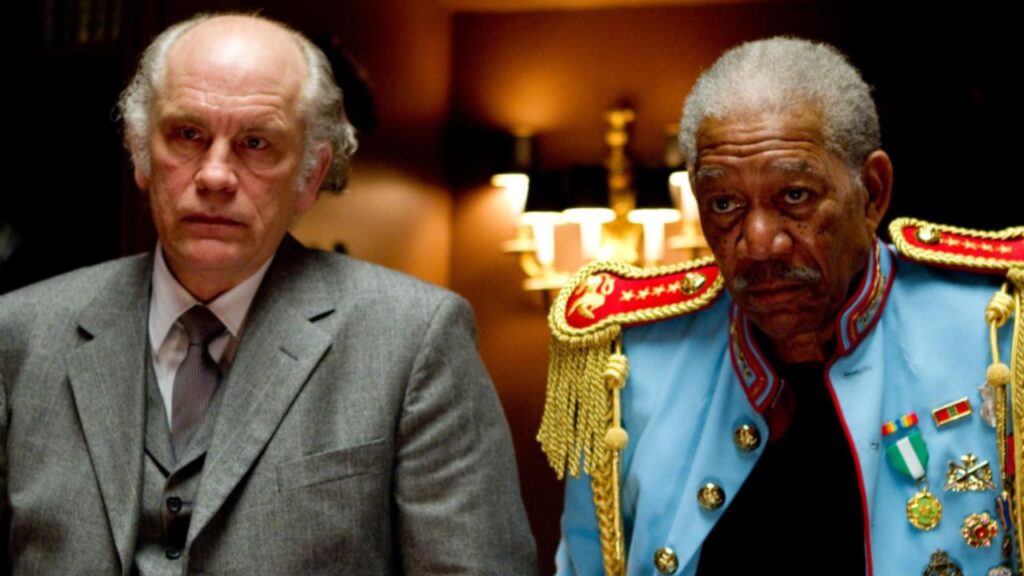 John Malkovich’s 10 Best Movies and the Role That Made Him Famous 10 Morgan Freeman and John Malkovich in a scene from Red