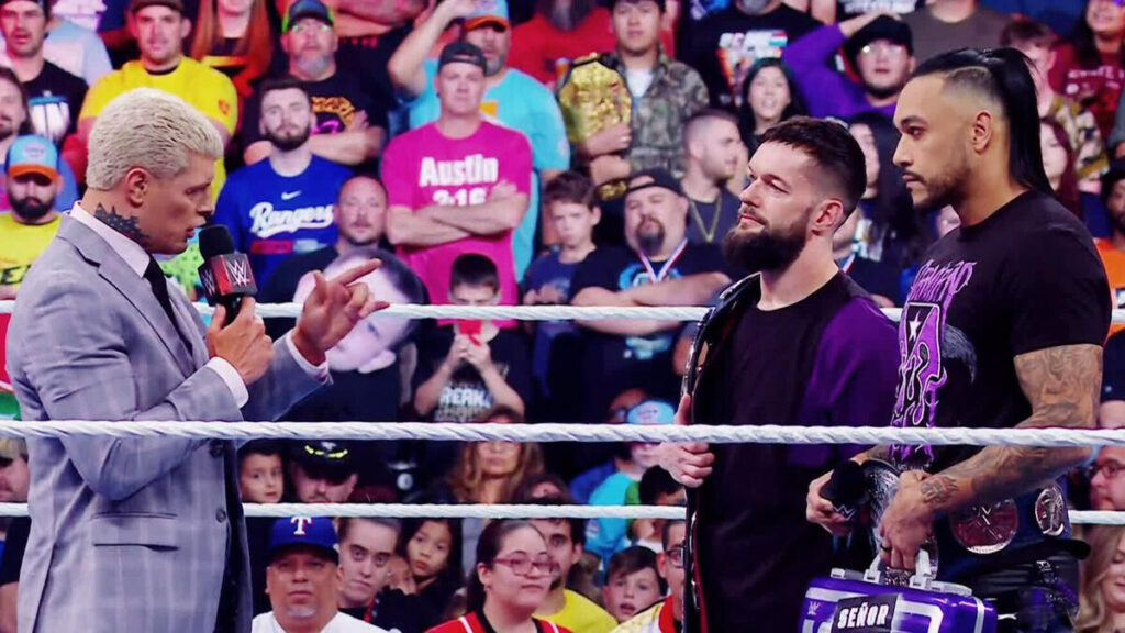 Cody Rhodes Takes a Cheeky Dig at Hulk Hogan Ahead of His Fight With Damian Priest 2 Cody Rhodes vs Damien Priest and Finn Balor.
