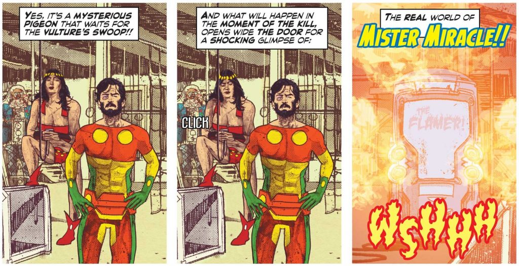 James Gunn Can Do the Funniest Thing With Daniel Radcliffe in DC's New Mister Miracle Show 1 a still from the mister miracle comics by DC comics