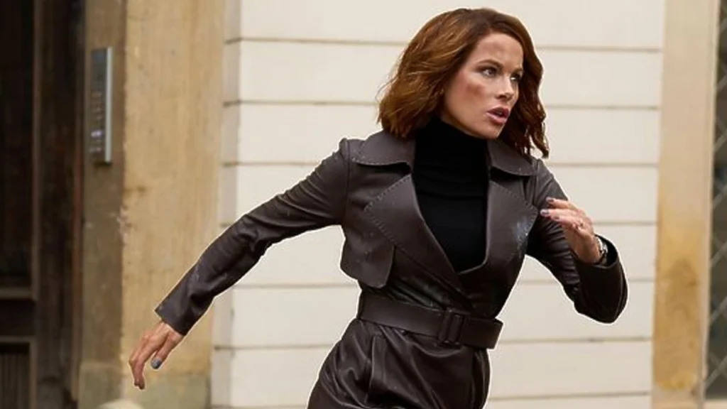 What Happened to Kate Beckinsale in Canary Black: Her Knee Injury and Lawsuit Against Producers Explained 2 Kate Beckinsale running in a still from Canary Black