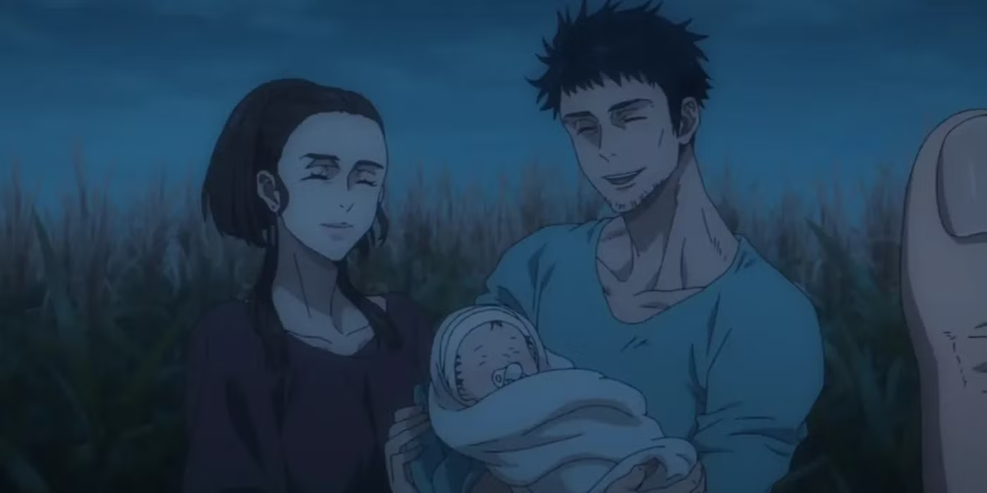 ‘Ninja Kamui’ Would Have to Undo a Big Mistake for Season 2 and 3 to Be Likeable 11 Higan with his wife and infant son in Ninja Kamui.