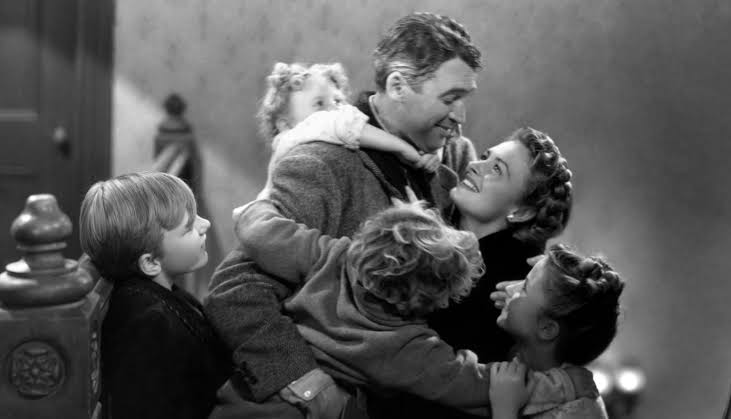 After 78 Years, Frank Capra’s $3.3M Flop Got the David Lynch Stamp of Greatness 2 James Stewart with his on-screen kids and wife in Frank Capra’s post-war epic It's a Wonderful Life