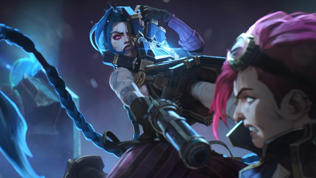 "I have failed at doing that": ‘Arcane’ Doesn’t Make Its Characters Relatable by Giving Them Flaws 3 Jinx is attacking Vi in a still from Arcane
