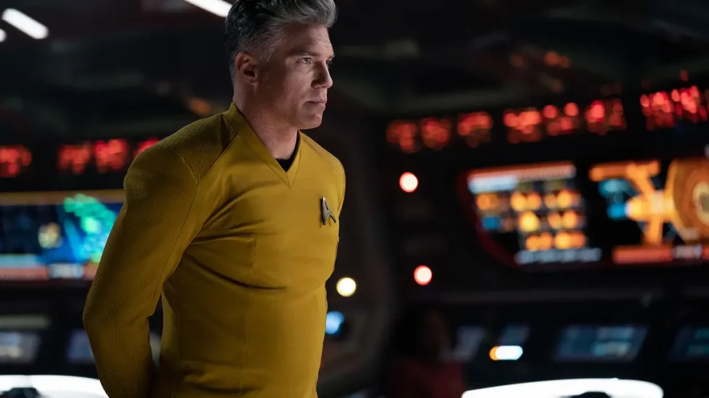 ‘Star Trek: Strange New Worlds’ Season 3: Release Date, Cast, Plot, and All You Need to Know 4 Captain Kirk stares at a distance with a strong stance