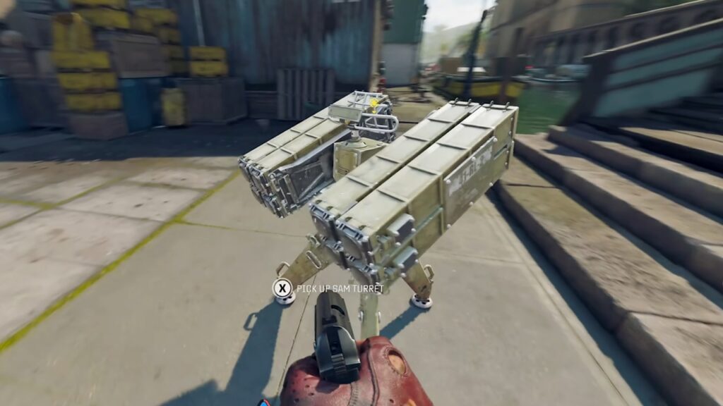 Battlefield 6 Leak Hints at Return of Iconic Gadgets - Plus Two Seemingly Never-Before-Seen Additions 14 Close-up of the SAM Turret killstreak/gadget in Call of Duty: Black Ops 6.