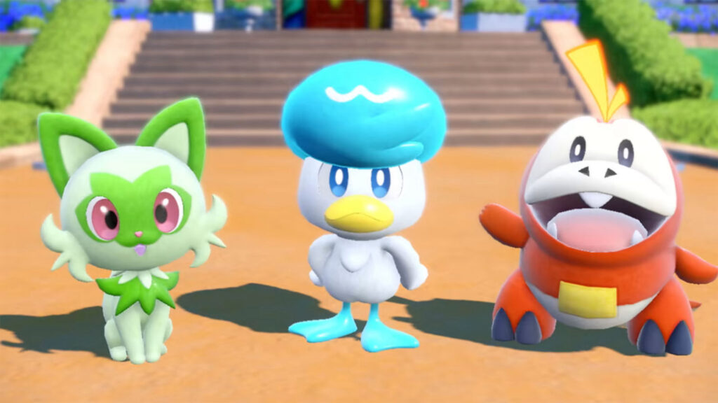 Nintendo’s Hardware Limitations Could Be the Shocking Reason Why Shiny Pokemon Are So Hard to Find 3 The image shows three starter pokemon in Nintendo's Pokemon Scarlet and Voilet
