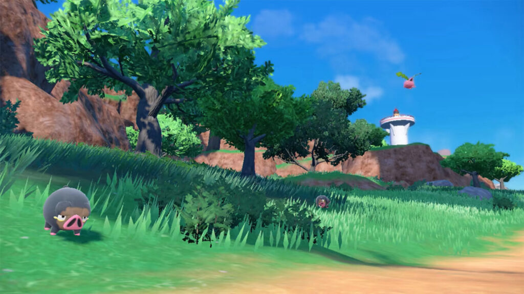 Nintendo’s Hardware Limitations Could Be the Shocking Reason Why Shiny Pokemon Are So Hard to Find 4 The image shows open world in Nintendo's Pokemon Scarlet and Voilet