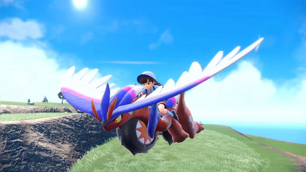 Nintendo’s Hardware Limitations Could Be the Shocking Reason Why Shiny Pokemon Are So Hard to Find 5 The image shows a player flying in Nintendo's Pokemon Scarlet and Voilet