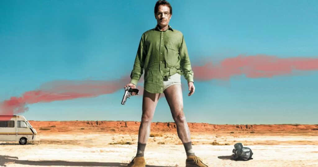 "Would you be more comfortable in sweatpants?": Bryan Cranston Refused Vince Gilligan's Request to Change His Tighty-Whities in Iconic Breaking Bad Scene 3 Bryan Cranston in his tighty-whities in an iconic Breaking Bad scene