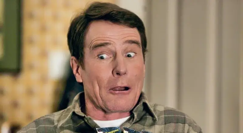 Malcolm in the Middle Creator: Bryan Cranston's Audition Was So Smack-Dab Funny "I literally fell off my metal chair" 1 Bryan Cranston makes a funny face as Hal
