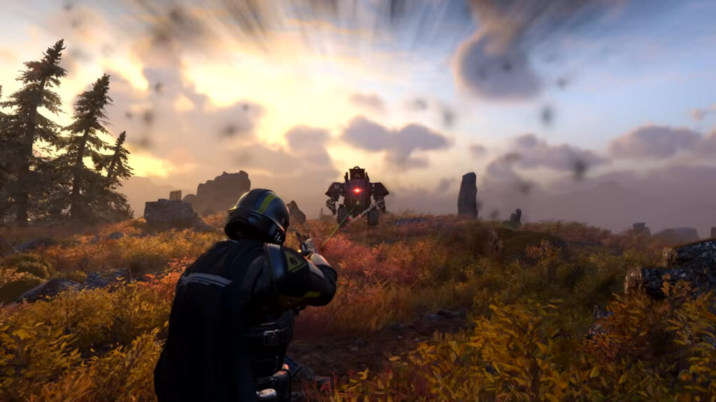 Helldivers 2 Player Discovers Factory Strider Than Can Control the Space-Time Continuum 12 An image showing the gameplay of Helldivers 2.