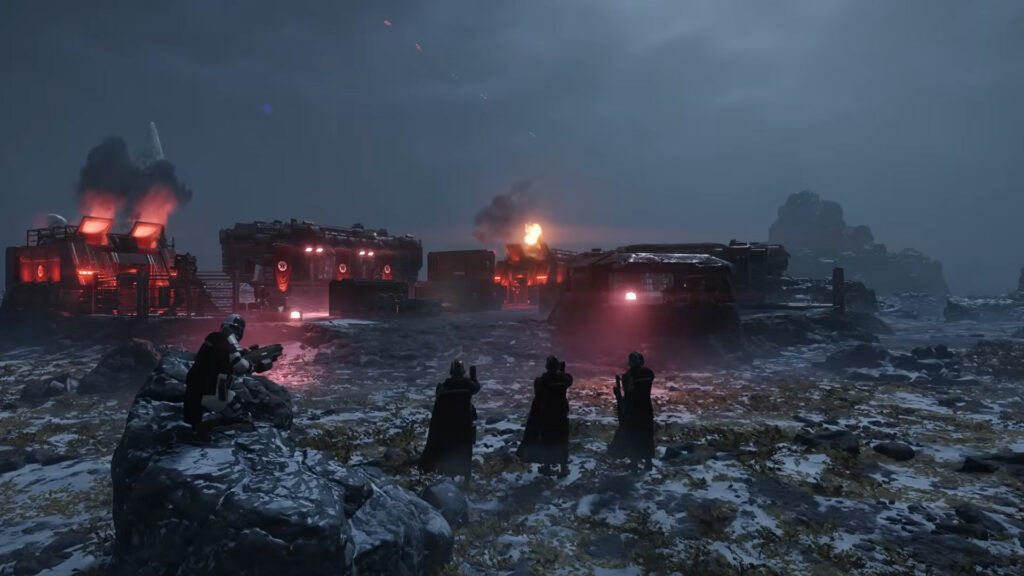 Helldivers 2 Player Discovers Factory Strider Than Can Control the Space-Time Continuum 9 An image showing the gameplay of Helldivers 2.