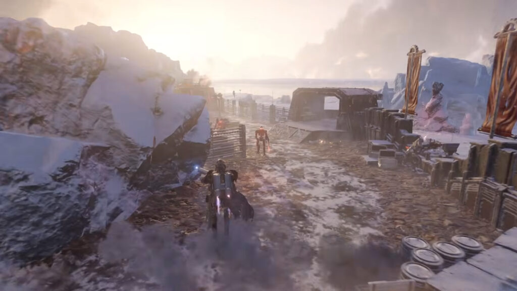 Helldivers 2 Player Discovers Factory Strider Than Can Control the Space-Time Continuum 7 An image showing the gameplay of Helldivers 2.
