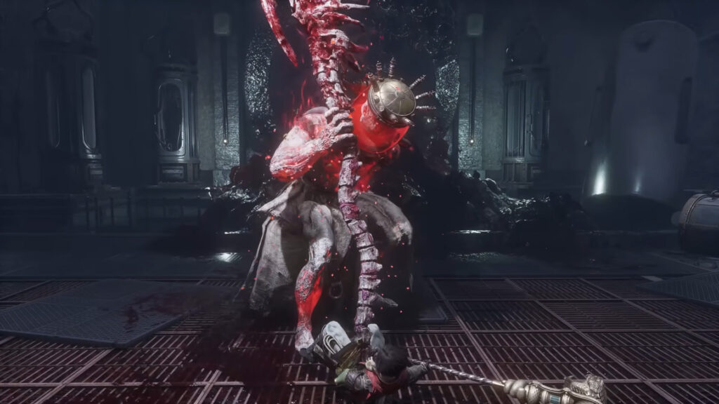 Lies of P Overture Fixes One FromSoft Boss Mechanic I’ve Always Had Gripes With 1 An image showing the gameplay of Lies of P Overture.