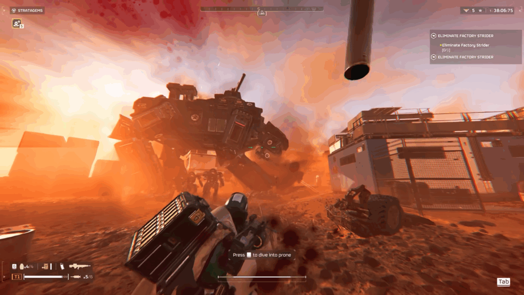 Sorry, Star Wars - Helldivers Believe Factory Striders Would Wipe the Floor with AT-ATs 1 A player fighting a Factory Strider in Helldivers 2.