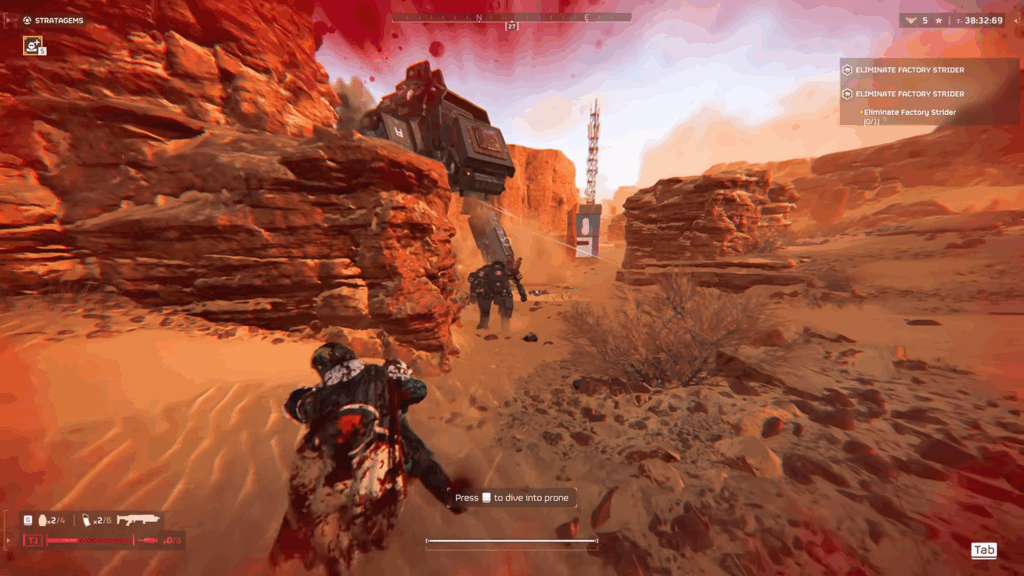 Sorry, Star Wars - Helldivers Believe Factory Striders Would Wipe the Floor with AT-ATs 4 A player fighting a Factory Strider in Helldivers 2.