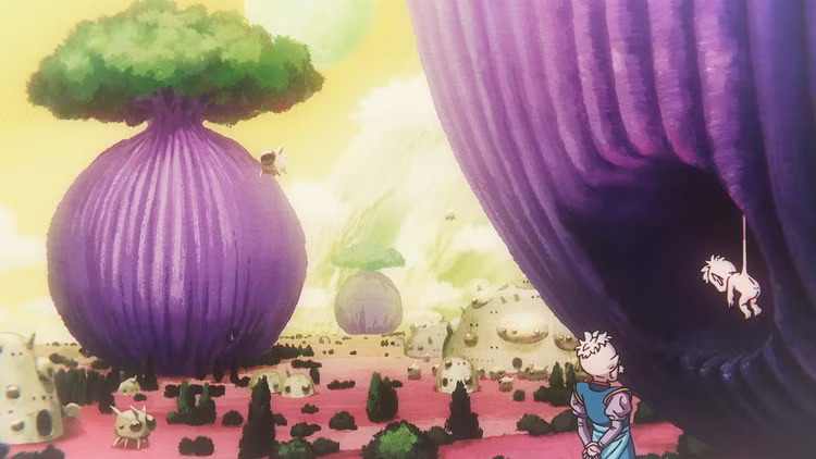 Rare Dragon Ball Sketch of Akira Toriyama Revealed 8 Glind Tree in Dragon Ball DAIMA.