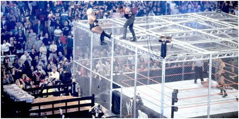 5 Most Infamous Rikishi Moments in WWE 2 Rikishi was scared to jump off the steel structure