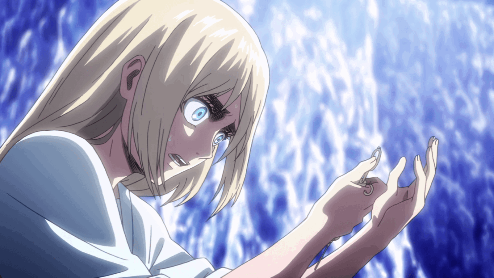 Is Attack on Titan Better Than One Piece: Main Characters and Character Building Comparison 5 Historia wonders why her family never freed humanity and is hesitant with the serum in Attack on Titan.