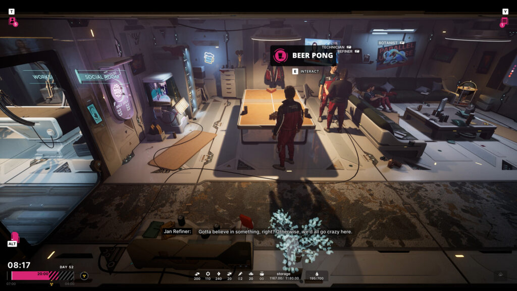 Does The Alters Have Online or Local Multiplayer? Answered 4 A group of characters socializing in the Alters.