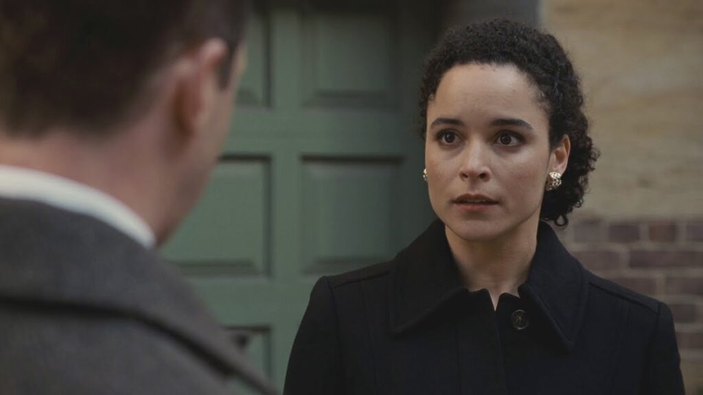 Taylor Sheridan May Really Be Gunning for the Oscar With His Next Movie as ‘Succession’ Star Joins 1 Juliana Canfield in a still from Succession looking serious