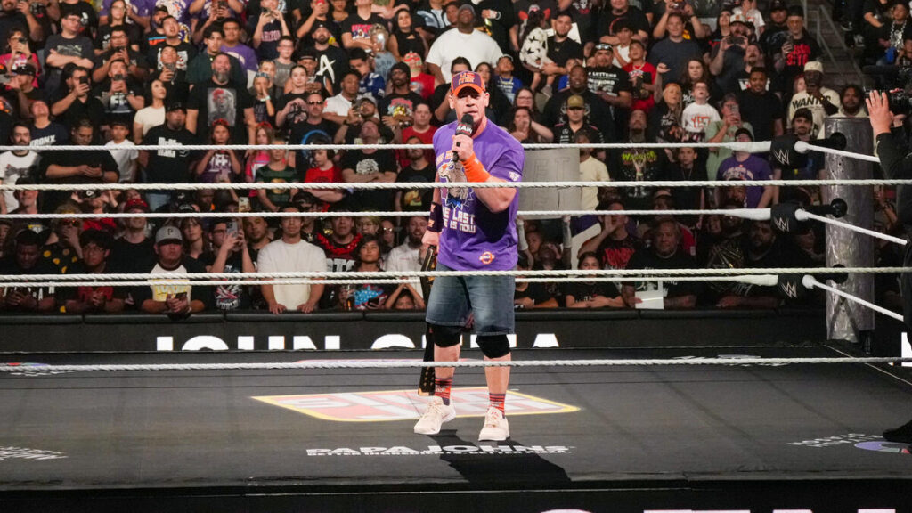 WWE Veteran Is Baffled How John Cena Hasn’t Brought up CM Punk’s Worst Record to Humiliate Him Yet 1 John Cena unleashing a rageful assault as a heel.
