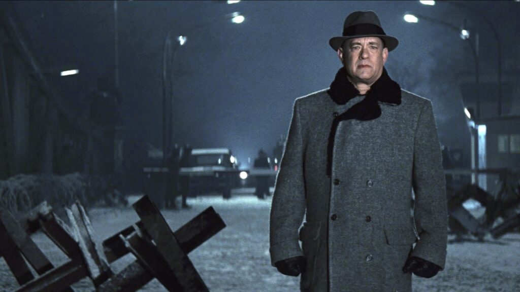 Tom Hanks in a still from Bridge of Spies 
