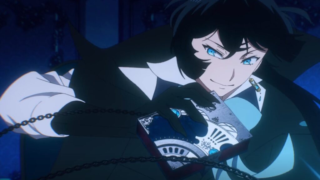 Vanitas in holding the book of vanitas in Vanitas no Carte