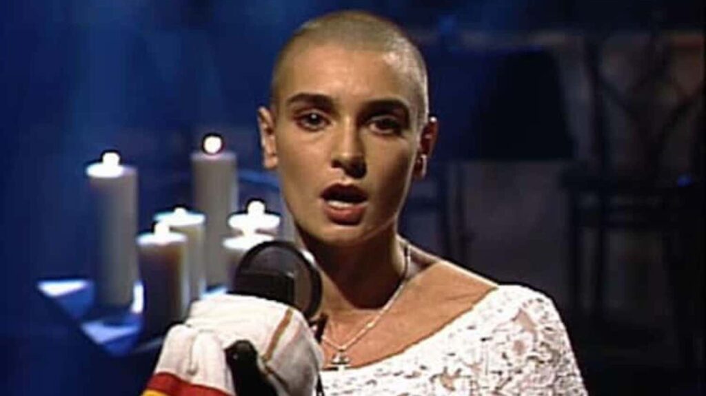 Sinead O'Connor singing in SNL
