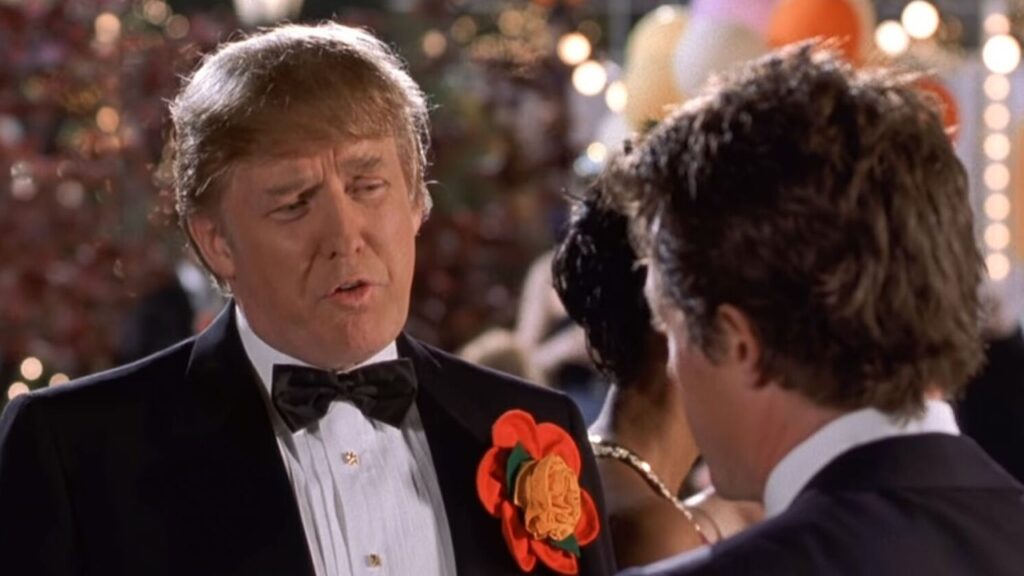 Donald Trump had a cameo in Sandra Bullock's Two Weeks Notice