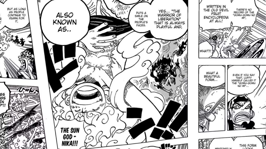 One Piece: Elbaph May Be Holding the Devil Fruit Vegapunk Swore Didn’t Exist 1 Vegapunk denying the existence of Gomu Gomu no Mi in One Piece