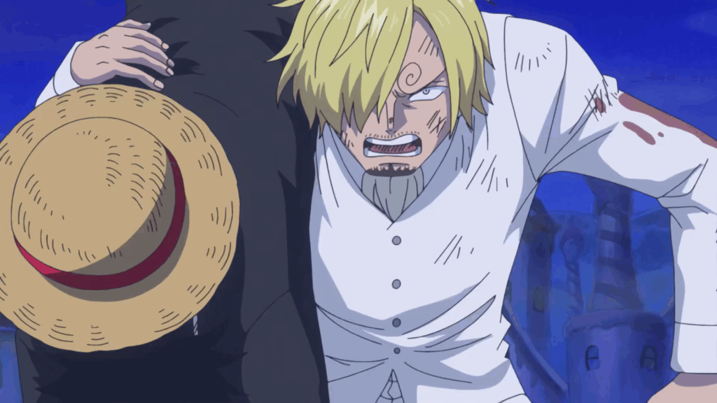One Piece Chapter 1152: Now Is the Perfect Time for Eiichiro Oda to Give Sanji Conqueror's Haki 3 Sanji rescues Luffy and carries him on his back