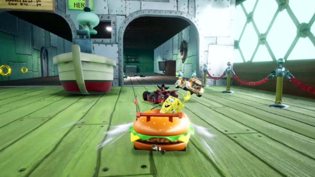 Spongebob in Sonic Racing: Crossworlds