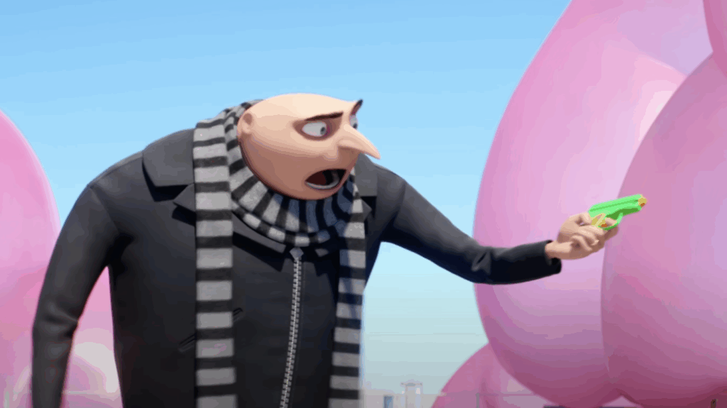 Animation Domination: Peacock's Top 10 Streaming List Only Has 3 Live-Action Movies, Including a 1996 Adam Sandler Banger 1 Gru, holding a water pistol.