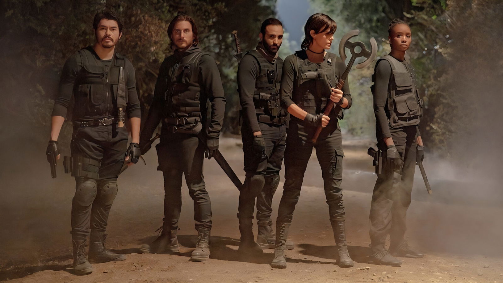 A group poses for a pictrue