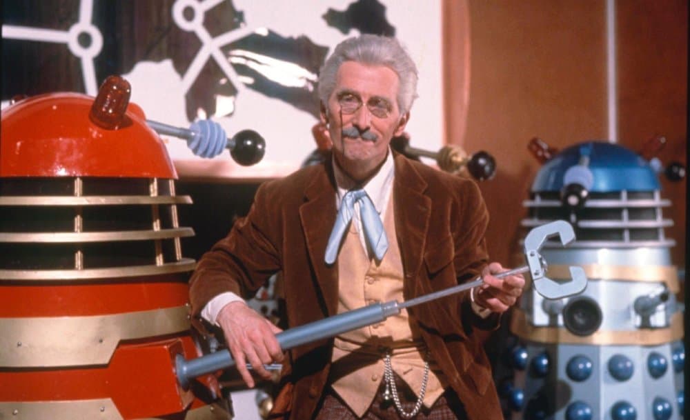 All Doctor Who Movies and TV Specials, Ranked From Worst to Best 1 Peter Cushing with the Daleks